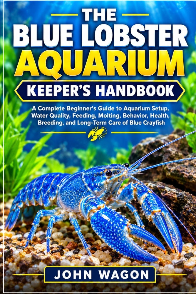 The Blue Lobster Aquarium Keeper's Handbook: A Complete Beginner's Guide to Aquarium Setup, Water Quality, Feeding, Molting, Behavior, Health, Breedin cover