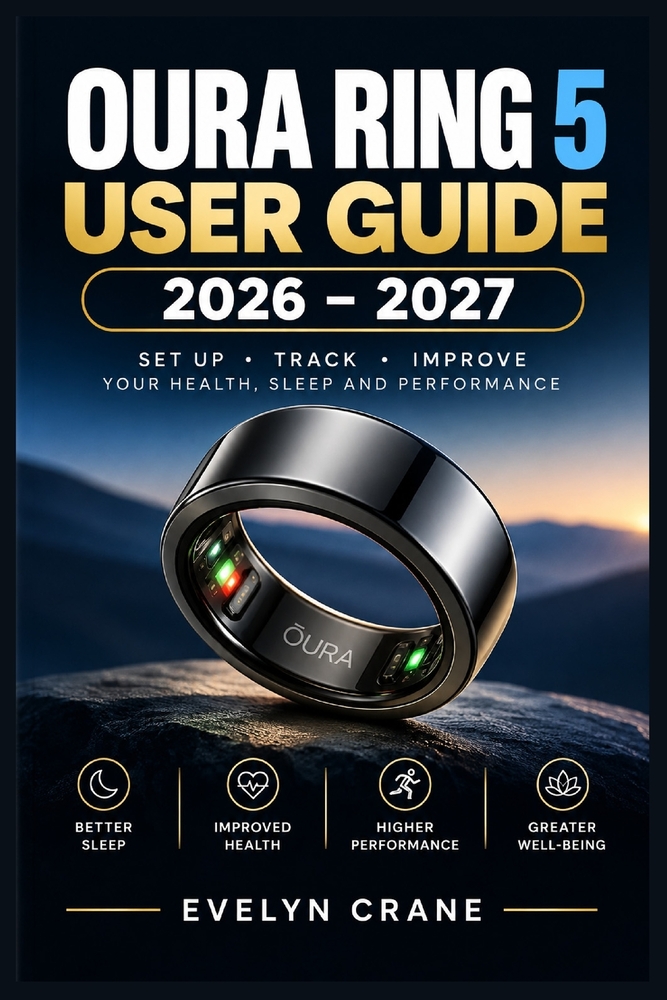 Oura Ring 5 User Guide 2026-2027: Setup Made Simple: Sleep Scores, Recovery Metrics, Workout Insights, Health Radar, AI Coaching, Charging & Smarter D cover