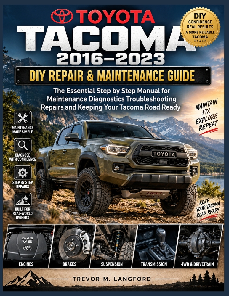 Toyota Tacoma 2016-2023 DIY Repair & Maintenance Guide: The Essential Step by Step Manual for Maintenance Diagnostics Troubleshooting Repairs and Keep cover