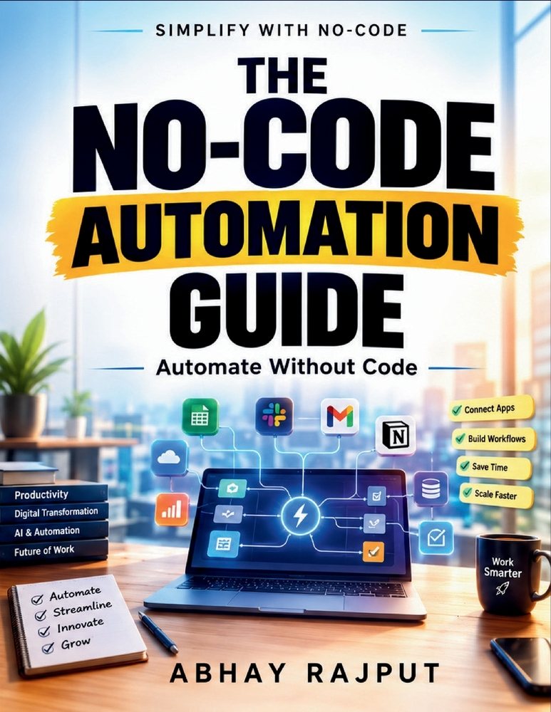 The No-Code Automation Guide: Automation Mindsets Repetitive Task Solutions Digital Transformation Skills Workflow Efficiency AI and No-Code Integrati cover