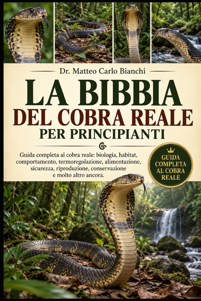 La Bibbia del Cobra Reale Per Principianti: Guida completa al cobra reale: biologia, habitat, comportamento, termoregolazione, alimentazione, sicurezz cover