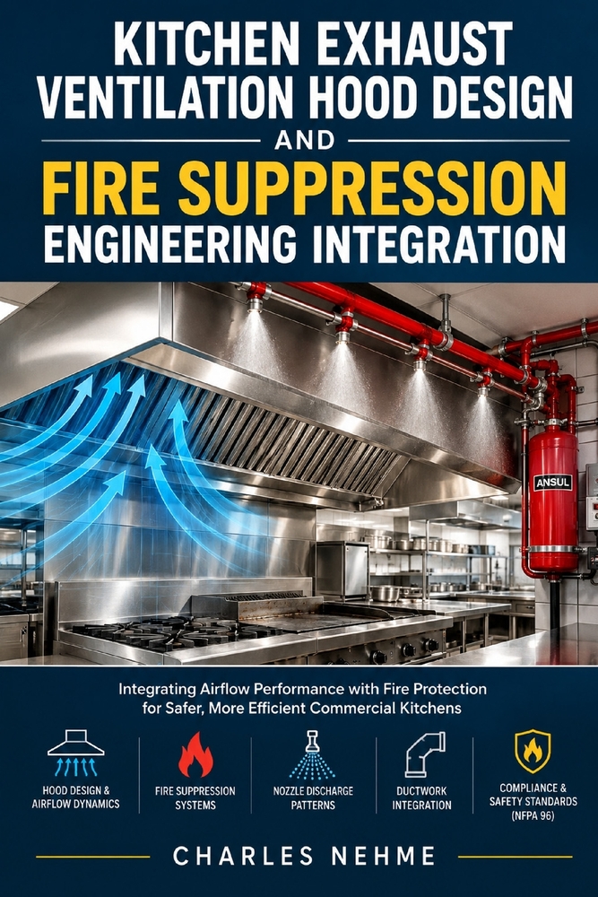 Kitchen Exhaust Ventilation Hood Design and Fire Suppression Engineering Integration: Commercial Kitchen Airflow Dynamics, Grease Extraction, NFPA 96 cover