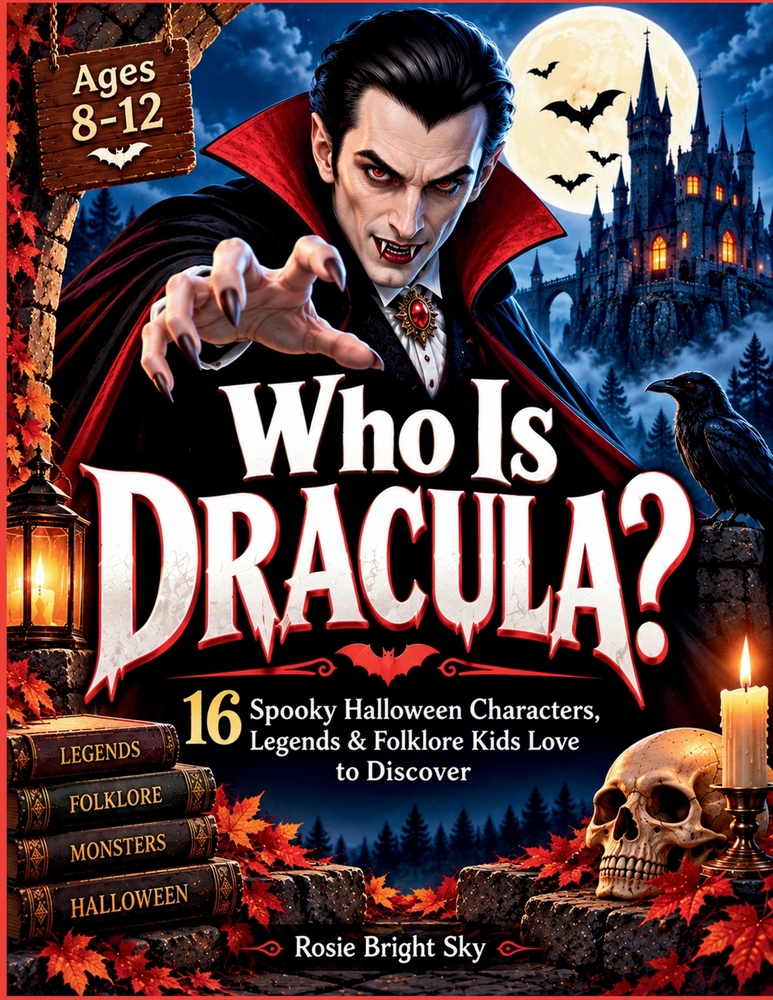 Who Is Dracula?: 16 Spooky Halloween Characters, Legends & Folklore Kids Love to Discover cover