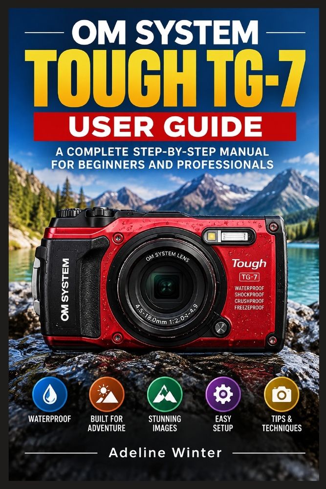 Om System Tough Tg-7 User Guide: Easy Setup, Menu Navigation, Outdoor Shooting Skills, Underwater Creativity, Care Routines, and Problem Solving cover