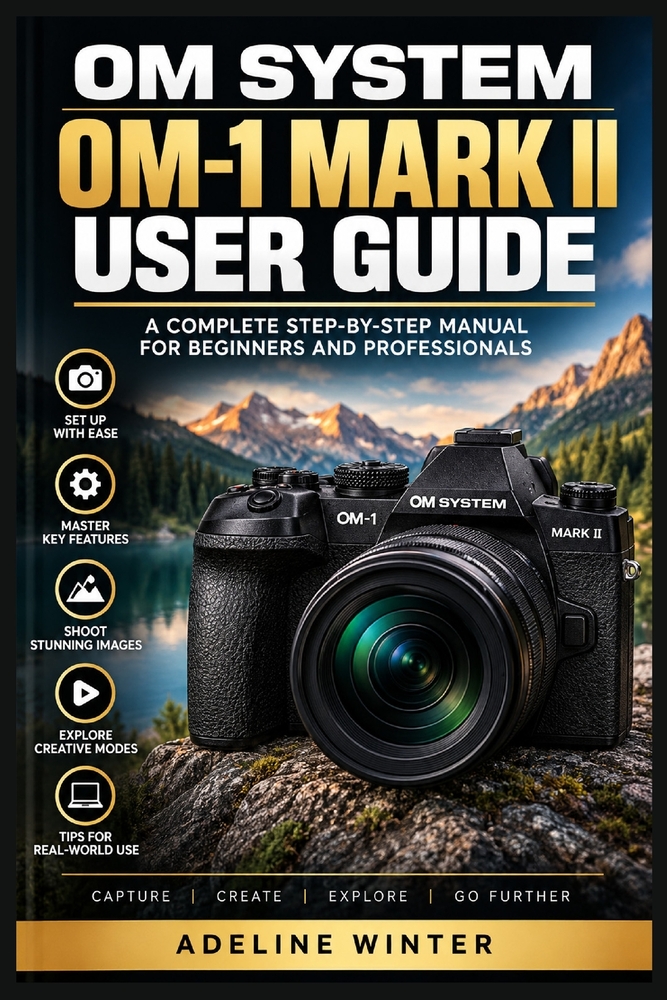 OM System OM-1 Mark II User Guide: A Complete Step-by-Step Handbook: Setup, Controls, Modes, Outdoor Shooting, Customization, Troubleshooting, Better cover