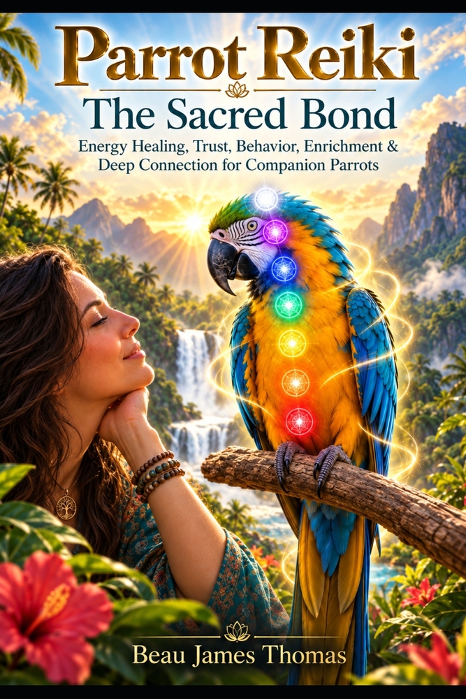 Parrot Reiki: The Sacred Bond: Energy Healing, Trust, Behavior, Enrichment & Deep Connection for Companion Parrots cover