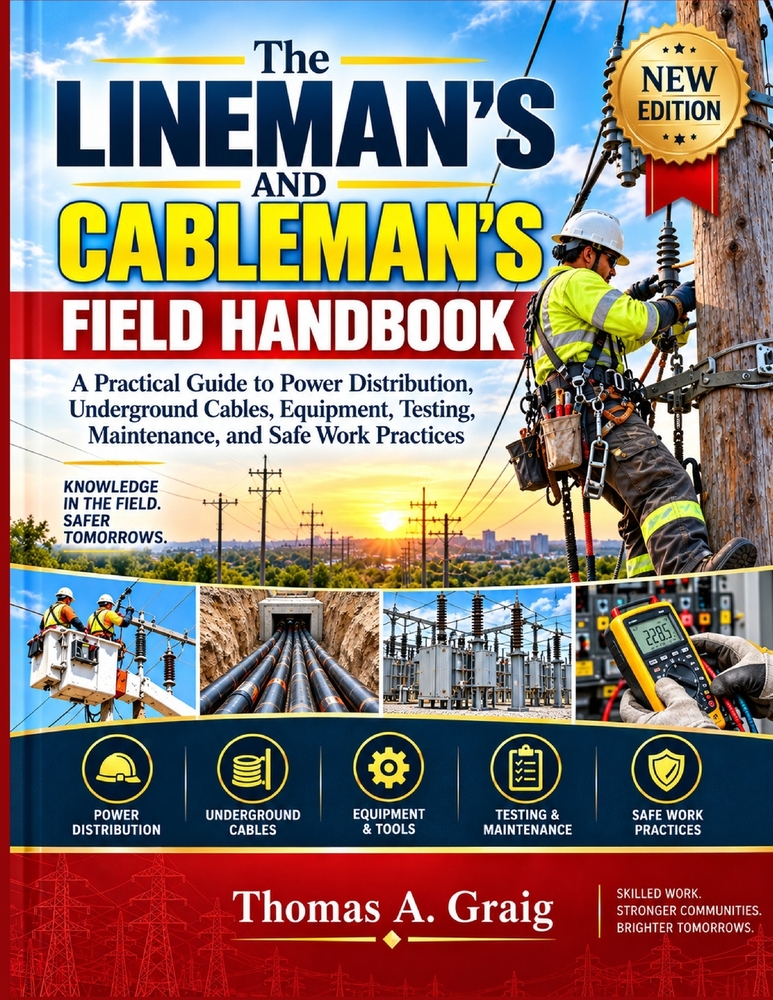 The Lineman's And Cableman's Field Handbook: A Practical Guide to Power Distribution, Underground Cables, Equipment, Testing, Maintenance, and Safe Wo cover