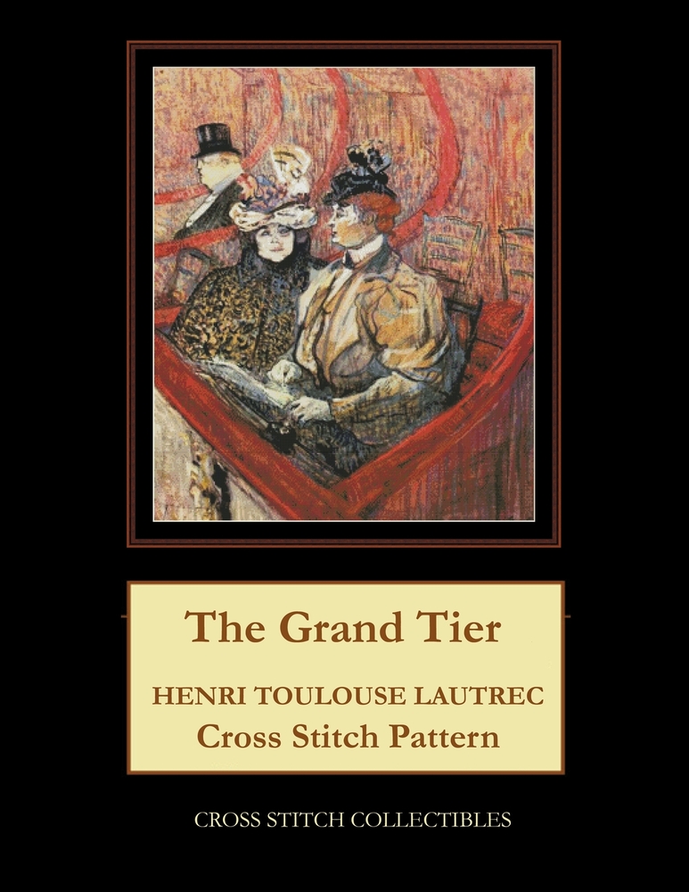 The Grand Tier: Henri Toulouse Lautrec Cross Stitch Pattern cover