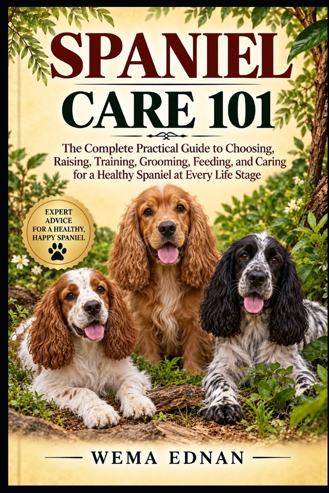 Spaniel Care 101: The Complete Practical Guide to Choosing, Raising, Training, Grooming, Feeding, and Caring for a Healthy Spaniel at Every Life Stage cover