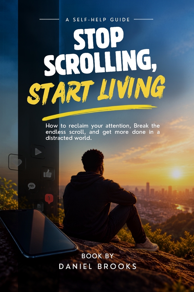 Stop Scrolling, Start Living.: How To Reclaim Your Attention, Break The Endless Scroll, And Get More Done In A Distracted World. cover