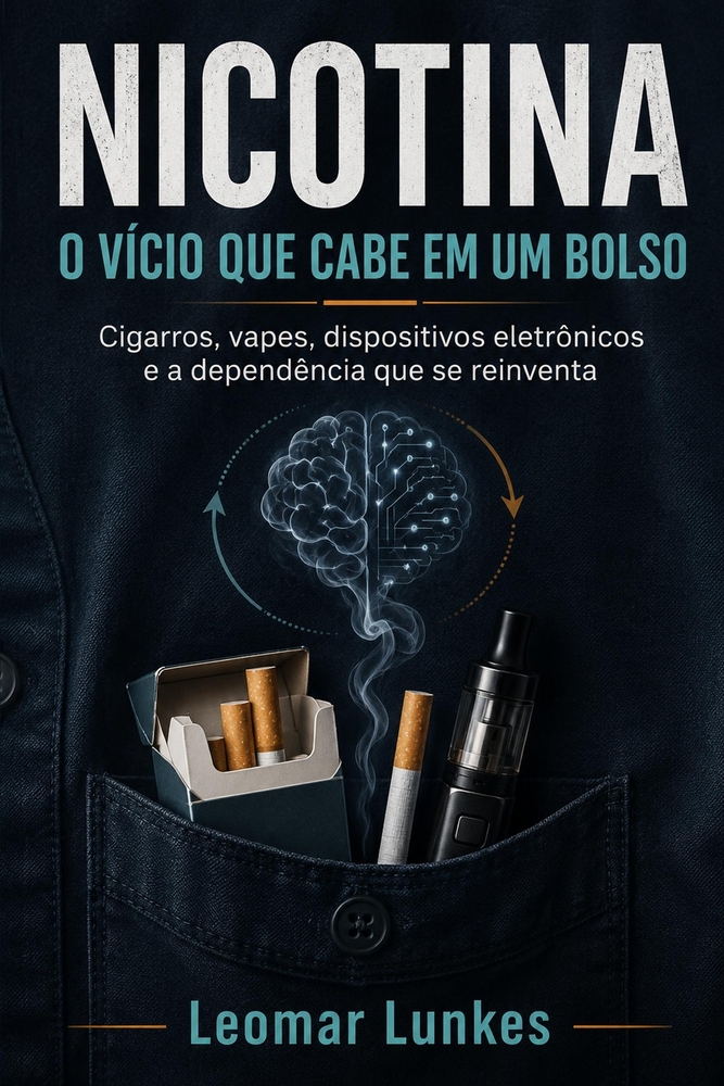 Nicotina - O Vício Que Cabe em Um Bolso: Cigarros, vapes, dispositivos eletrônicos e a dependência que se reinventa cover
