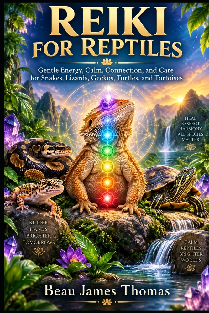 Reiki for Reptiles: Gentle Energy, Calm, Connection, and Care for Snakes, Lizards, Geckos, Turtles, and Tortoises cover
