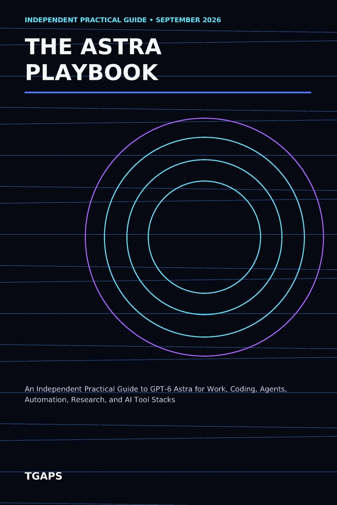 The Astra Playbook: An Independent Practical Guide to GPT-6 Astra for Work, Coding, Agents, Automation, Research, and AI Tool Stacks cover