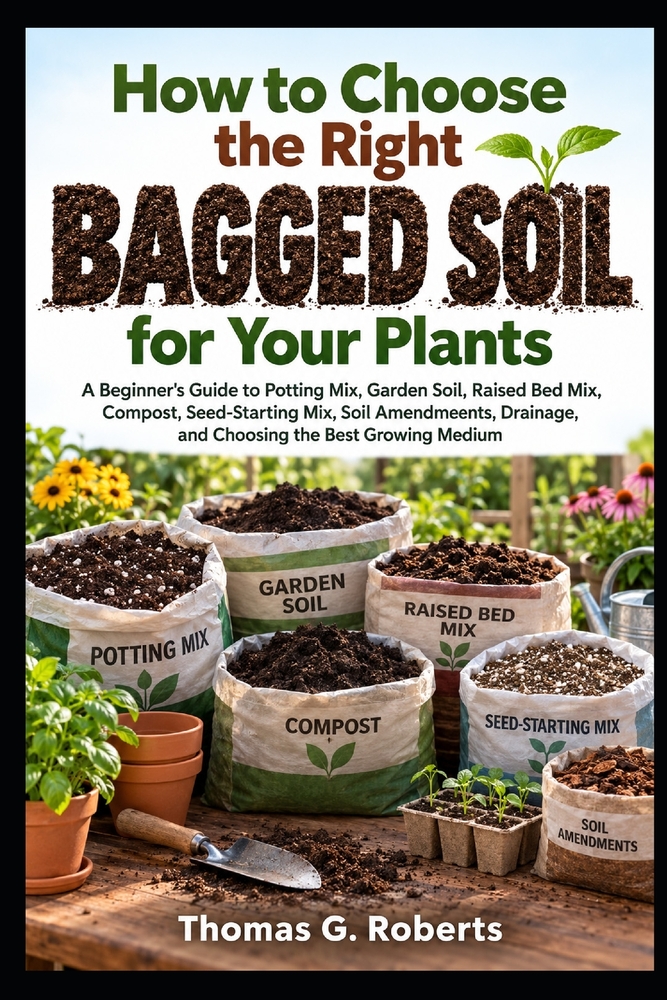 How to Choose the Right Bagged Soil for Your Plants: A Beginner's Guide to Potting Mix, Garden Soil, Raised Bed Mix, Compost, Seed-Starting Mix, Soil cover