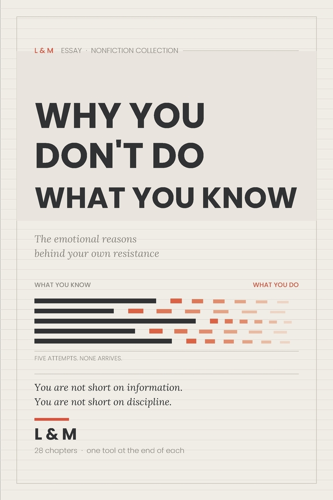 Why You Don't Do What You Know: The emotional reasons behind your own resistance cover