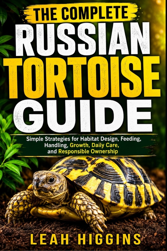 The Complete Russian Tortoise Guide: Simple Strategies for Habitat Design, Feeding, Handling, Growth, Daily Care, and Responsible Ownership cover