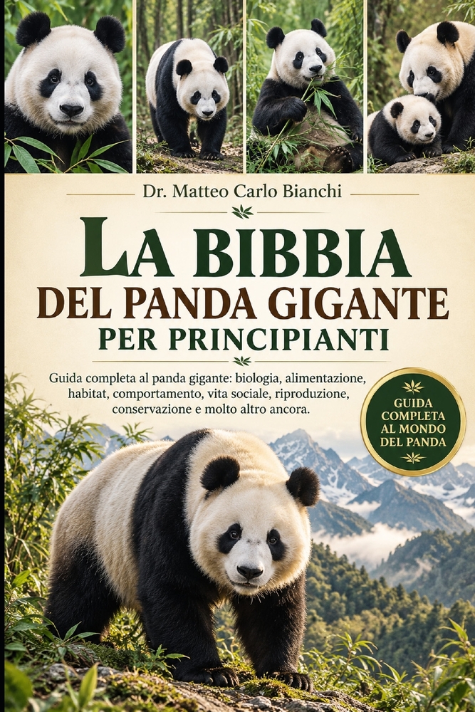 La Bibbia del Panda Gigante Per Principianti: Guida completa al panda gigante: biologia, alimentazione, habitat, comportamento, vita sociale, riproduz cover