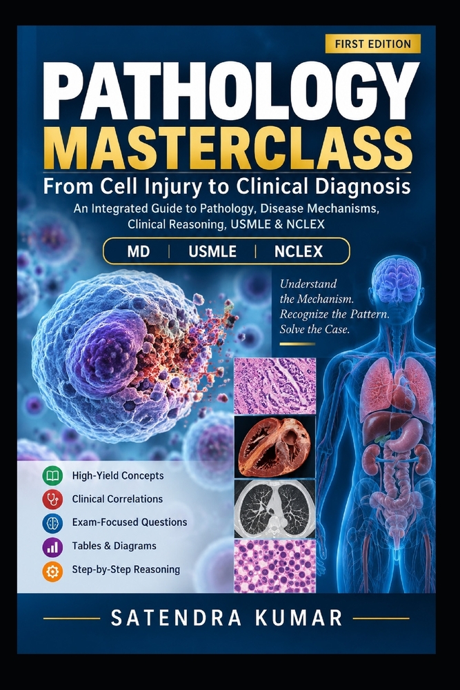Pathology Masterclass: An Integrated Guide to Pathology, Disease Mechanisms, Clinical Reasoning, USMLE & NCLEX cover