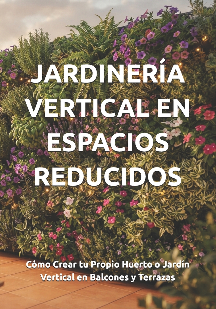 Jardinería Vertical En Espacios Reducidos: Cómo Crear tu Propio Huerto o Jardín Vertical en Balcones y Terrazas cover