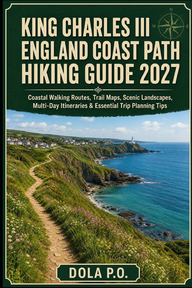 King Charles III England Coast Path Hiking Guide 2027: Coastal Walking Routes, Trail Maps, Scenic Landscapes, Multi-Day Itineraries & Essential Trip P cover