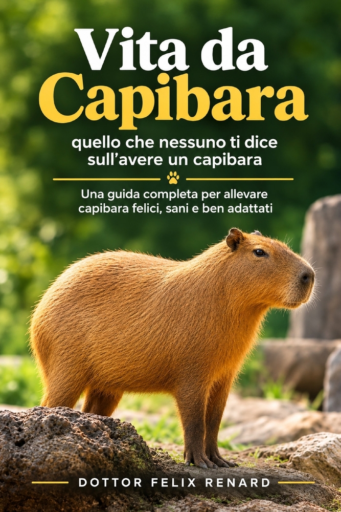 Vita da capibara: quello che nessuno ti dice sull'avere un capibara cover