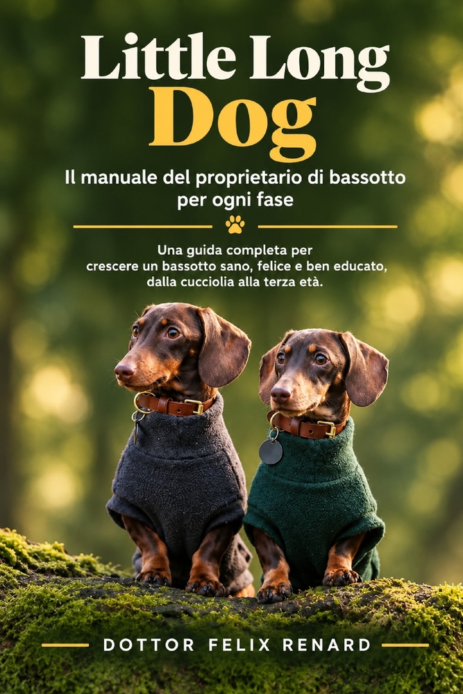 Little Long Dog: The Dachshund Owner's Handbook for Every Stage: A Complete Guide to Raising a Healthy, Happy, and Well-Behaved Dachshund from Puppyho cover