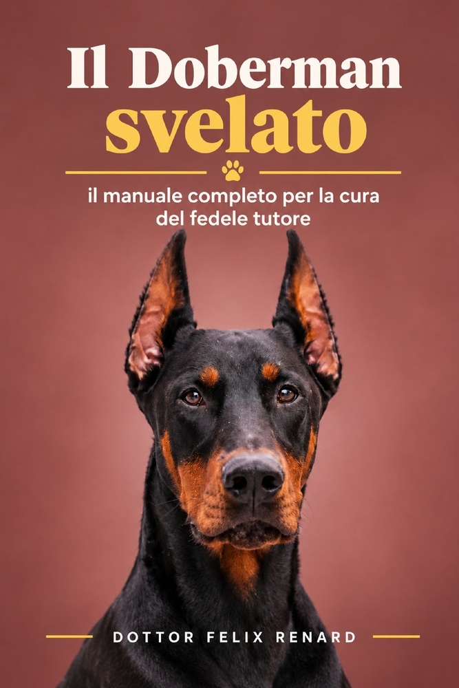Il Doberman svelato: il manuale completo per la cura del fedele tutore cover