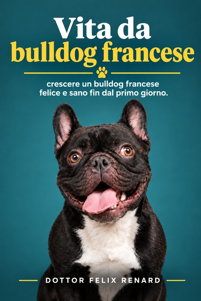 Vita da bulldog francese: crescere un bulldog francese felice e sano fin dal primo giorno. cover