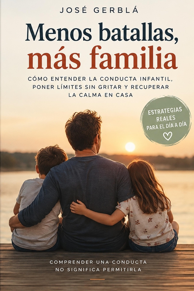 Menos batallas, más familia: Cómo entender la conducta infantil, poner límites sin gritar y recuperar la calma en casa cover