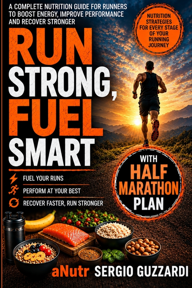Run Strong, Fuel Smart: The Complete Guide to Nutrition, Training & Recovery for Runners (With 10K Plan) cover