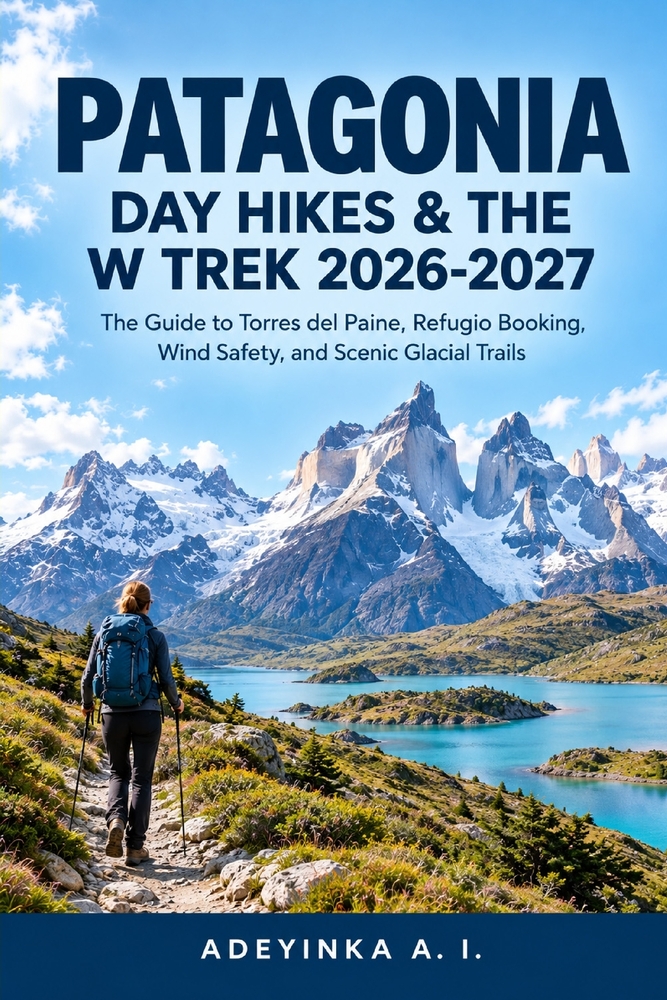 Patagonia Day Hikes & the W Trek 2026-2027: The Guide to Torres del Paine, Refugio Booking, Wind Safety, and Scenic Glacial Trails cover