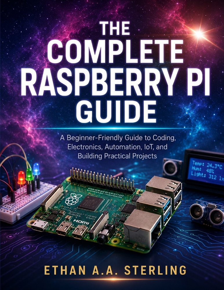 The Complete Raspberry Pi Guide: A Beginner-Friendly Guide to Coding, Electronics, Automation, IoT, and Building Practical Projects cover