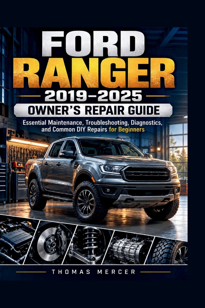 Ford Ranger 2019-2025 Owner's Repair Guide: Essential Maintenance, Troubleshooting, Diagnostics, and Common DIY Repairs for Beginners cover