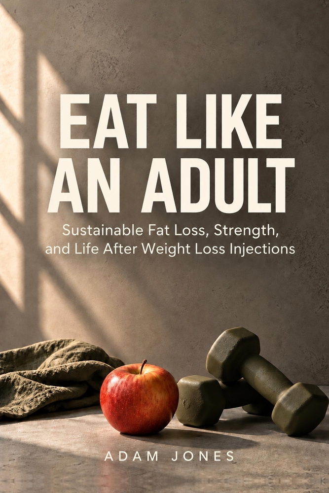 Eat Like an Adult: Sustainable Fat Loss, Strength, and Life After Weight Loss Injections cover