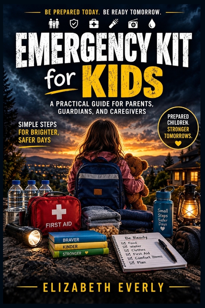 Emergency Kit for Kids: child-friendly items, comfort, snacks, simple activities cover