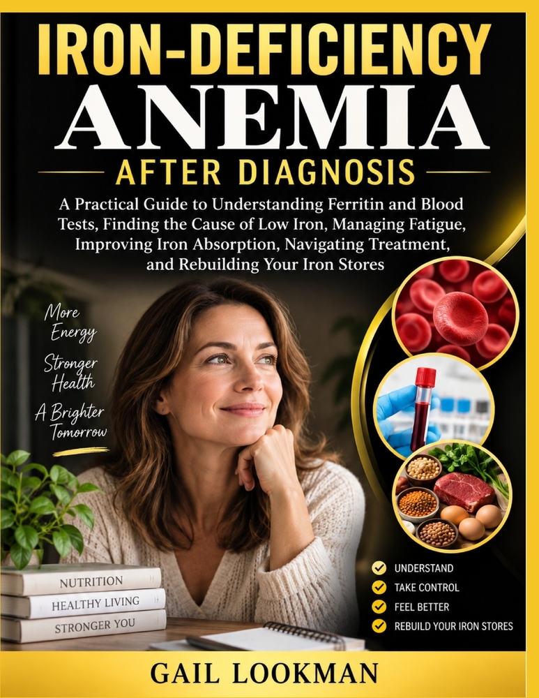 Iron-Deficiency Anemia After Diagnosis: A Practical Guide to Understanding Ferritin and Blood Tests, Finding the Cause of Low Iron, Managing Fatigue, cover