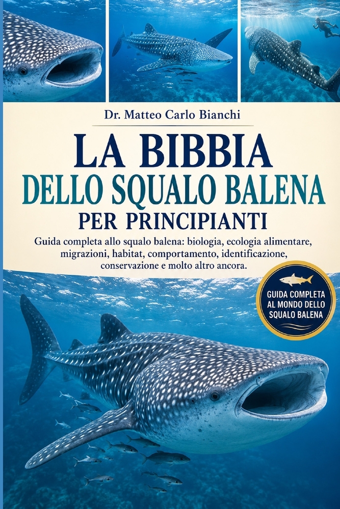 La Bibbia Dello Squalo Balena Per Principianti: Guida completa allo squalo balena: biologia, ecologia alimentare, migrazioni, habitat, comportamento, cover