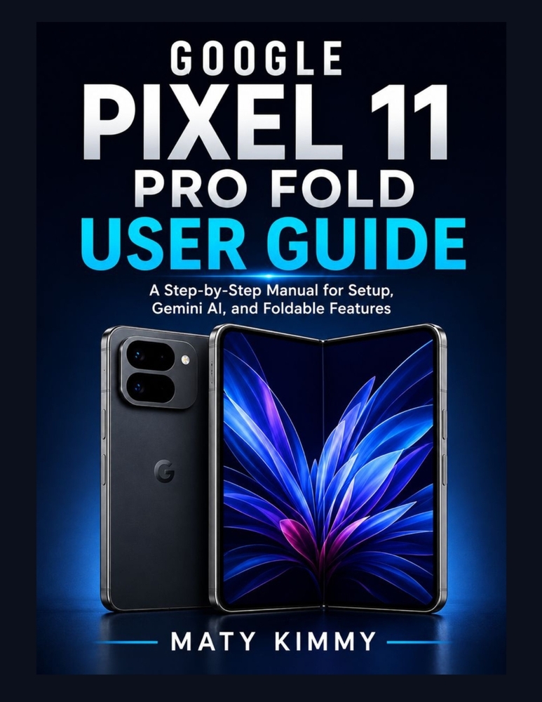 Google Pixel 11 Pro Fold User Guide: A Step-by-Step Manual for Setup, Gemini AI, and Foldable Features cover