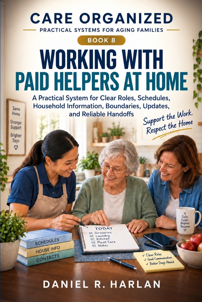 Working With Paid Helpers at Home: A Practical System for Clear Roles, Schedules, Household Information, Boundaries, Updates, and Reliable Handoffs cover