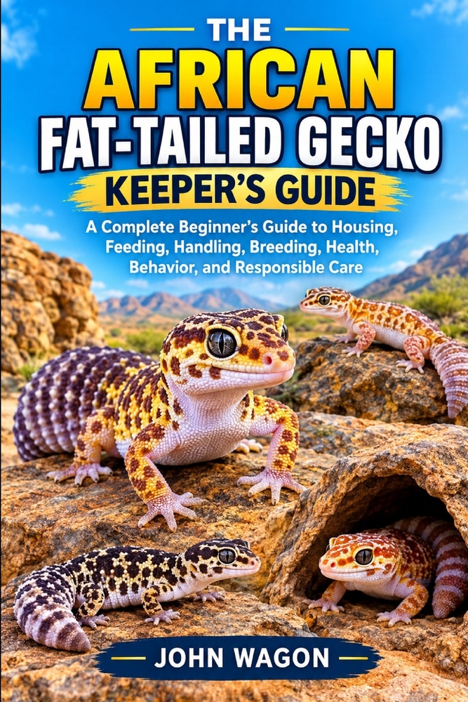 The African Fat-Tailed Gecko Keeper's Guide: A Complete Beginner's Guide to Housing, Feeding, Handling, Breeding, Health, Behavior, and Responsible Ca cover