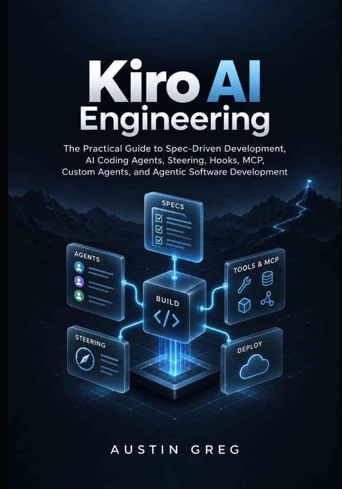 Kiro AI Engineering: The Practical Guide to Spec-Driven Development, AI Coding Agents, Steering, Hooks, MCP, Custom Agents, and Agentic Software Devel cover