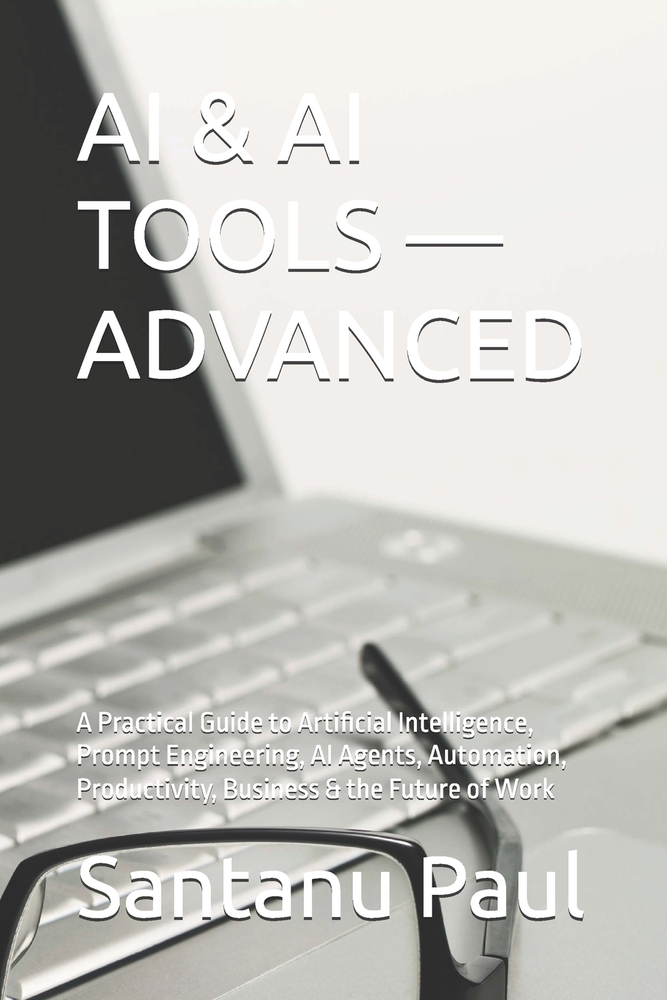 AI & AI Tools - Advanced: A Practical Guide to Artificial Intelligence, Prompt Engineering, AI Agents, Automation, Productivity, Business & the Future cover