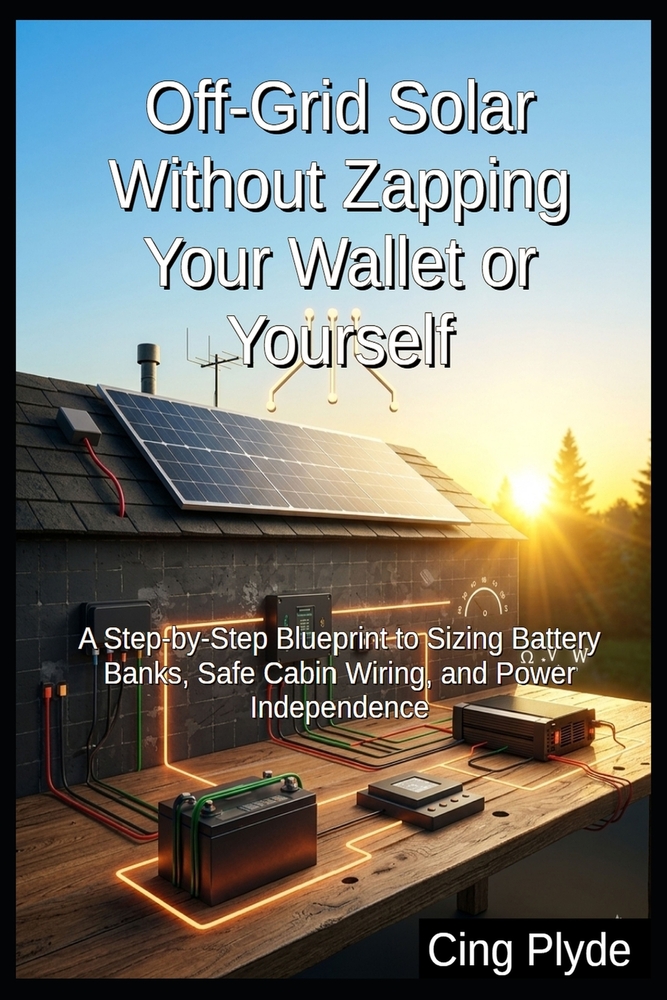 Off-Grid Solar Without Zapping Your Wallet or Yourself: A Step-by-Step Blueprint to Sizing Battery Banks, Safe Cabin Wiring, and Power Independence cover