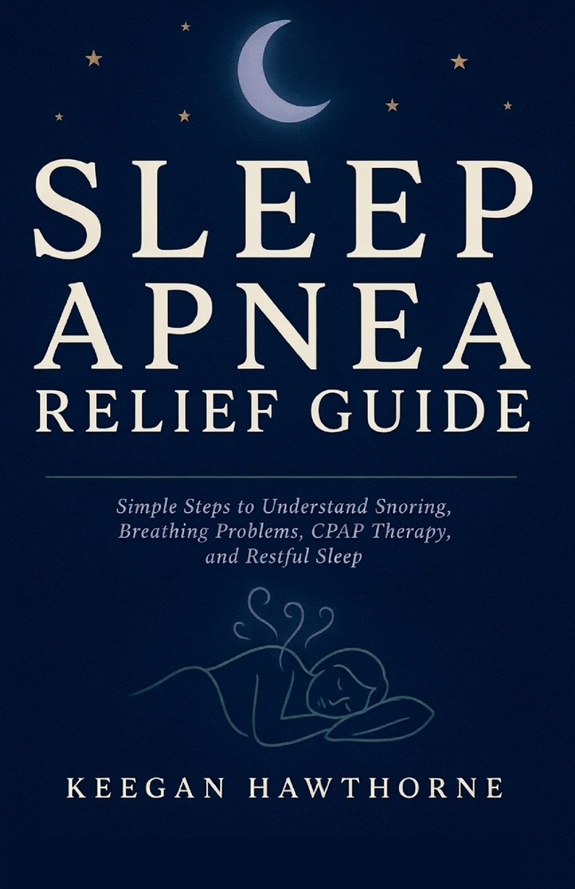 Sleep Apnea Relief Guide: Simple Steps to Understand Snoring, Breathing Problems, CPAP Therapy, and Restful Sleep cover
