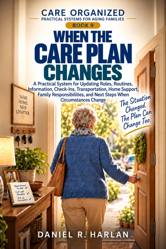 When the Care Plan Changes: A Practical System for Updating Roles, Routines, Information, Check-Ins, Transportation, Home Support, Family Responsibili cover