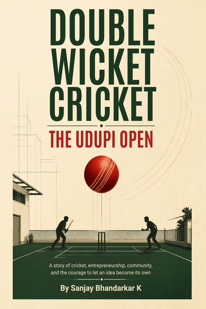 The Double Wicket Crazy Cricket - Udupi Open: How a Weekend Game Became a Movement cover