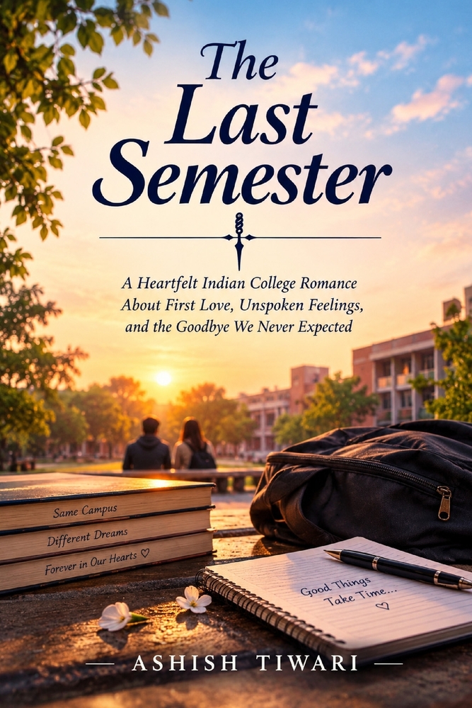 The Last Semester: A heartfelt Indian college romance about first love, Unspoken feelings, and the goodbye never expected cover