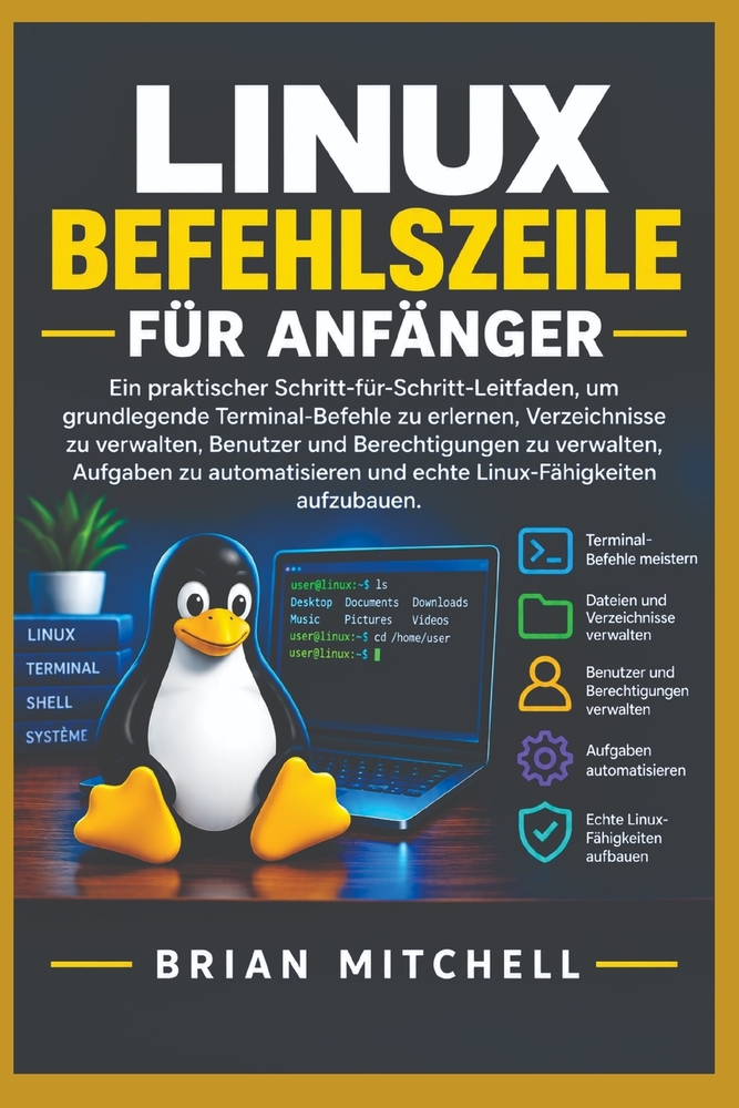 Linux-Befehlszeile Für Anfänger cover