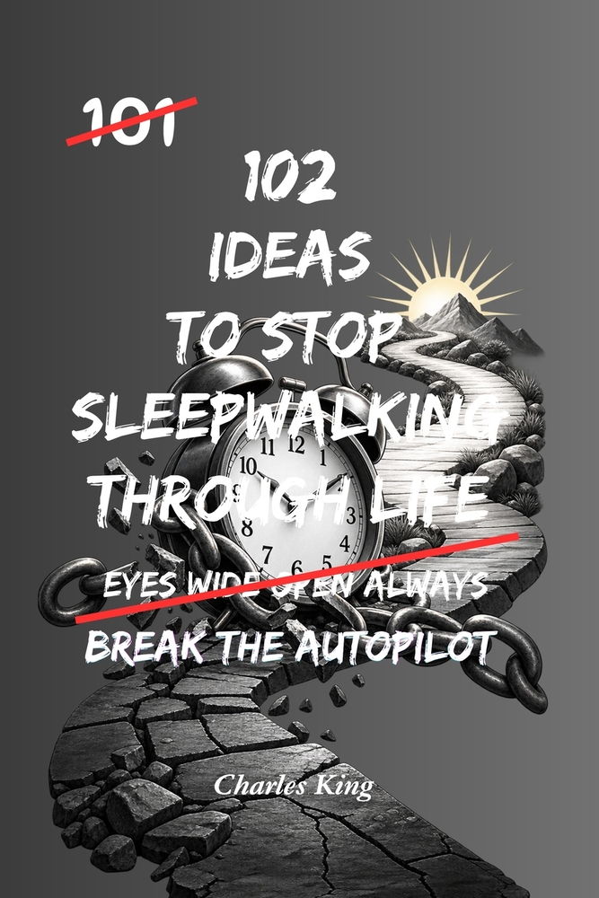 102 Ideas To Stop Sleepwalking Through Life: Practical Ways To Break Out Of Routine, Live More Deliberately And Make More Of Everyday Life cover