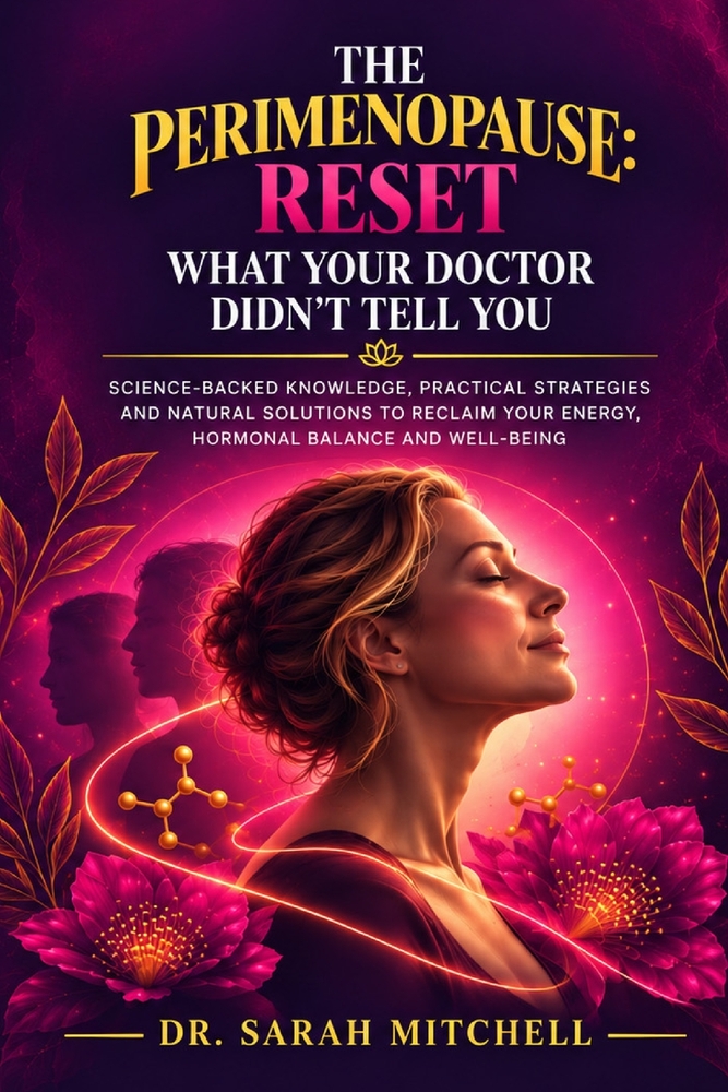 The Perimenopause Reset: What Your Doctor Didn't Tell You: How to Rebalance Hormones, Brain Chemistry and the Gut Microbiome to End Hot Flashes, Insom cover